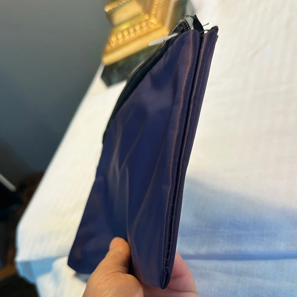 Tumi Purple Nylon Toiletry Pouch for Men